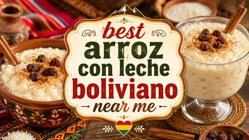 best arroz con leche boliviano near me